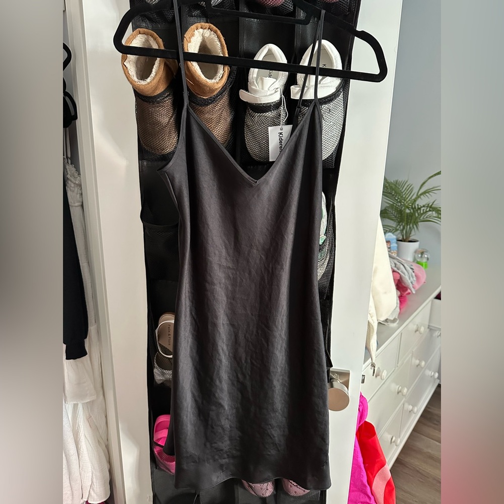 Aritzia Black Slip Dress